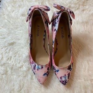 JustFab Shoes - Just fab spring floral high heel size 8 JustFab Shoes - Just fab spring floral high heel size 8